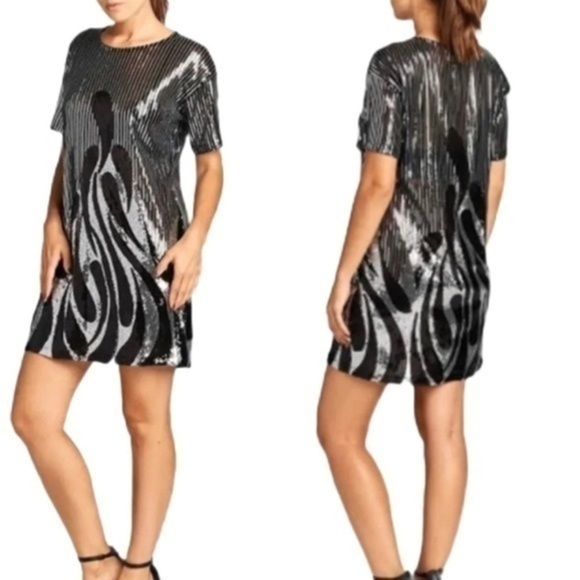 Classic Movie Star Sequence Dress - Picture 2 of 5